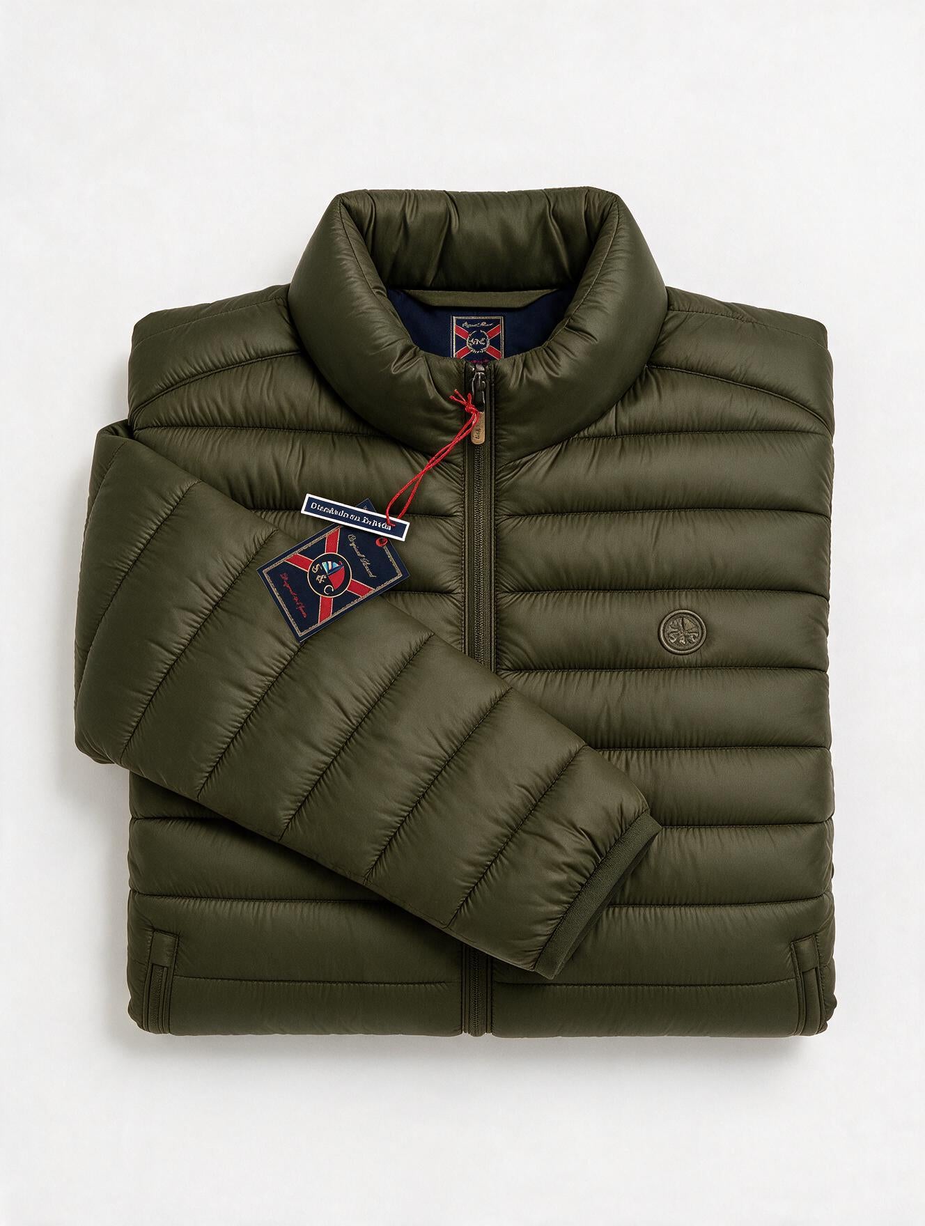 Chaqueta acolchada kaki