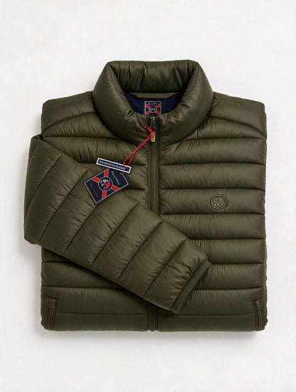 Chaqueta acolchada kaki