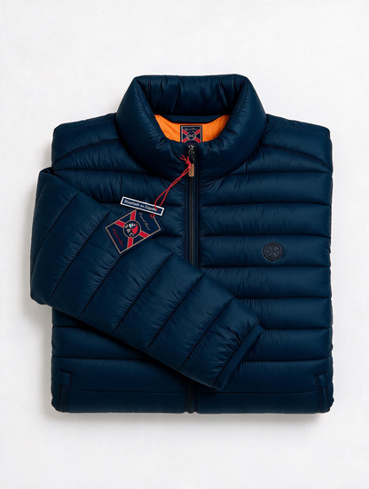 Chaqueta acolchada marino