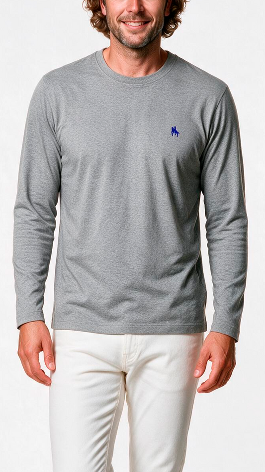 Camiseta Manga Larga Gris Vigoré