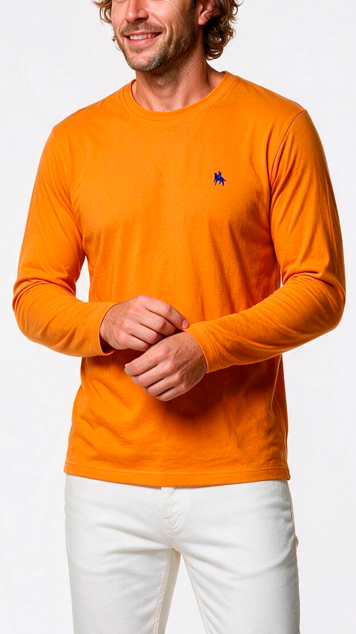 Camiseta Manga Larga Naranja