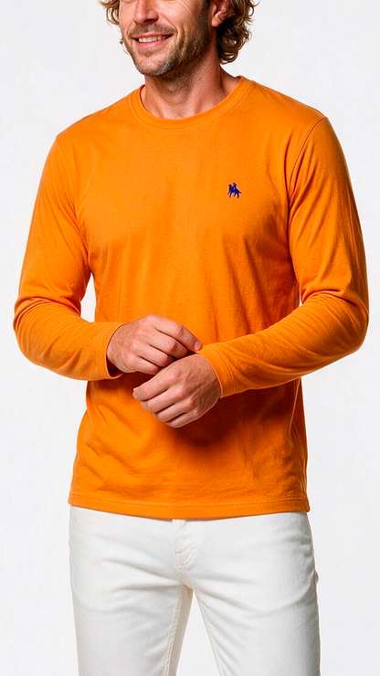 Camiseta Manga Larga Naranja