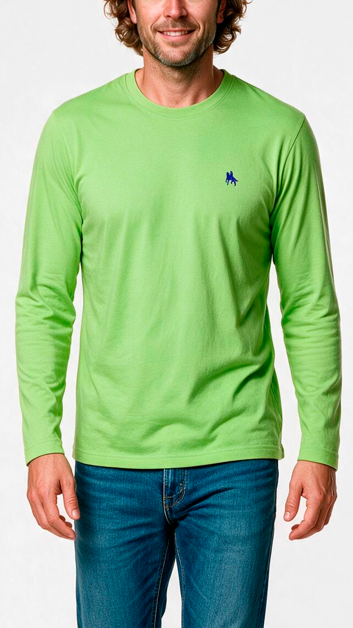 Camiseta Manga Larga Verde Oasis
