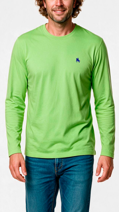 Camiseta Manga Larga Verde Oasis