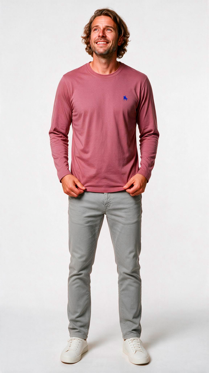 Camiseta Manga Larga Rojo Baya