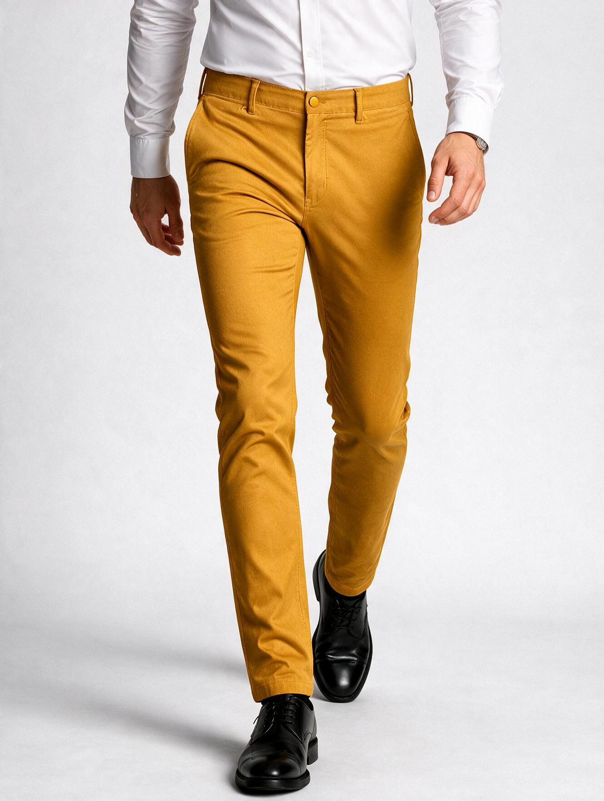 Pantalón chino Mostaza
