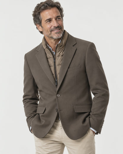 Americana Hombre LETUR Marrón